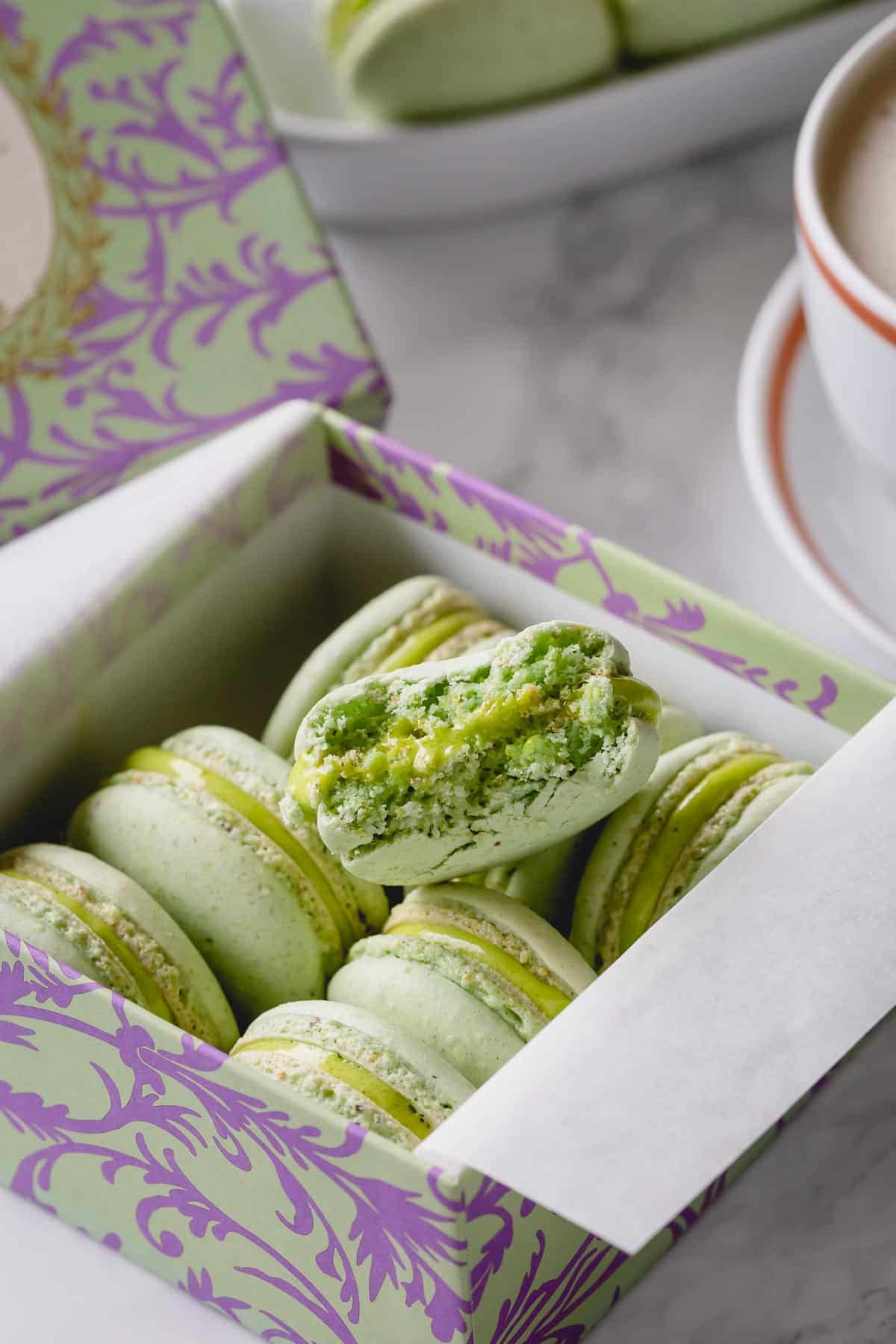 pistachio macarons recipe - Article 1